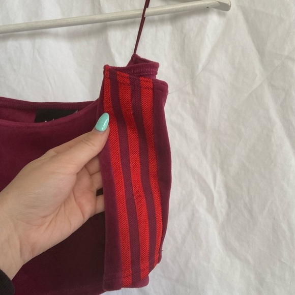 Adidas x Ivy Park Velour Crop Top/ Bralette Size XL - Picture 8 of 13